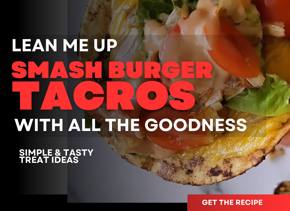 Loaded smash burger tacos