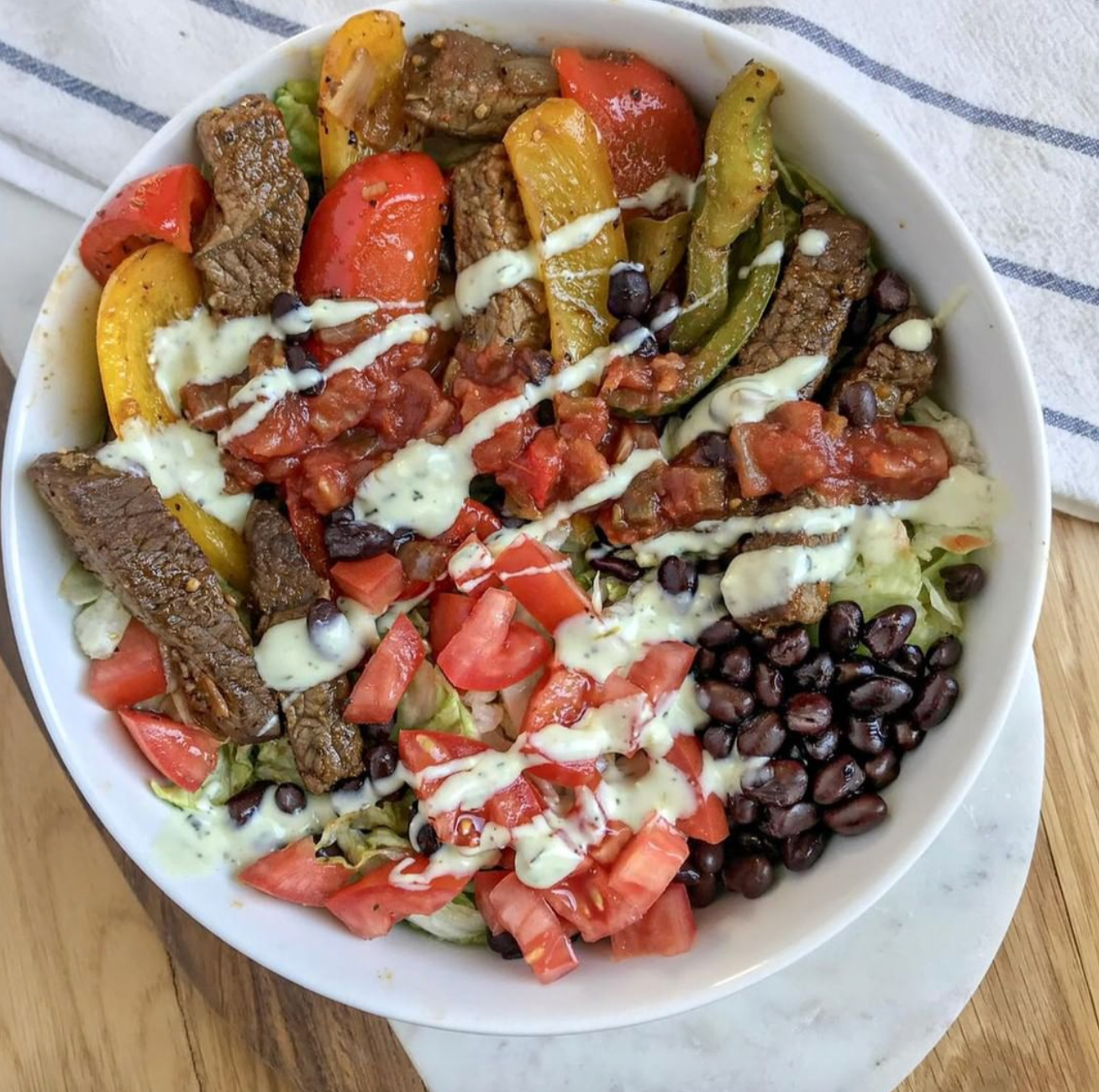 Steak Fajita Salad Bowl