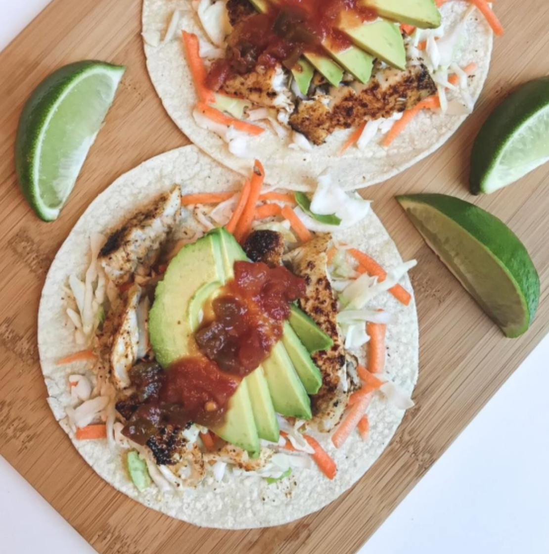 Zesty Fish Tacos