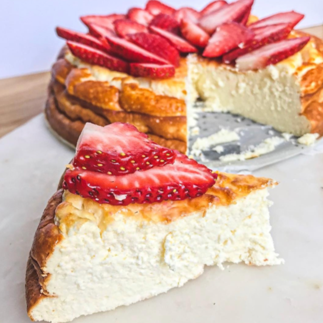 Strawberry Protein Cheesecake