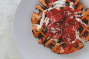 Protein Pizza Waffles