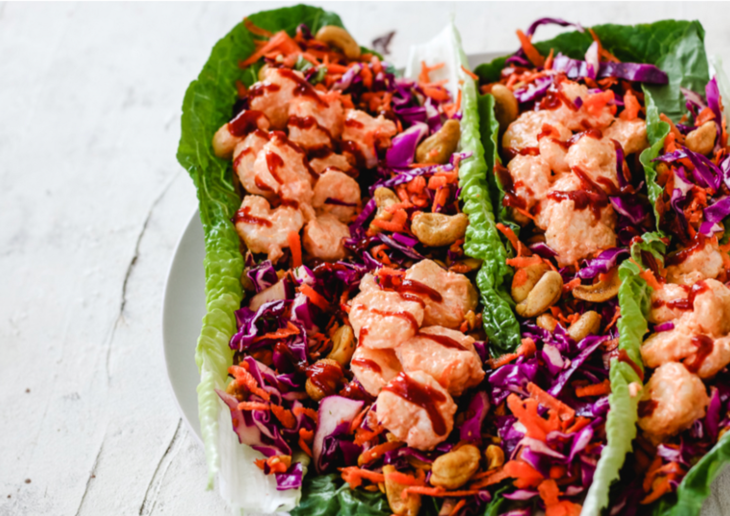 Asian Shrimp Lettuce Wraps