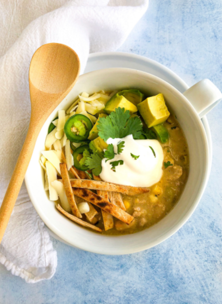 Creamy White Bean Turkey Chili