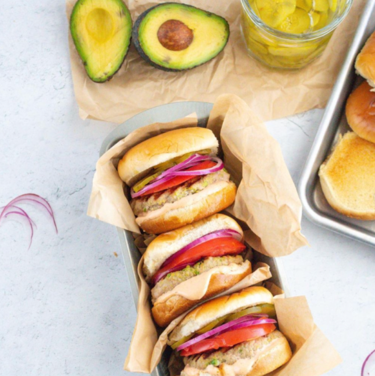 Turkey Avocado Burgers iheartmacros