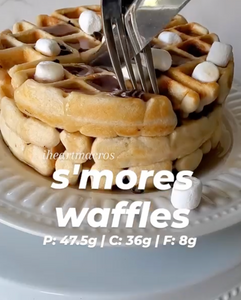 S'mores Protein Waffles